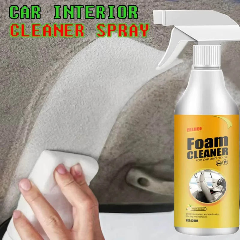 Multifunctional Car Upholstery Cleaner Car Upholstery Seat Waterless Wash Powerful De-Greasing Cleaner Universal