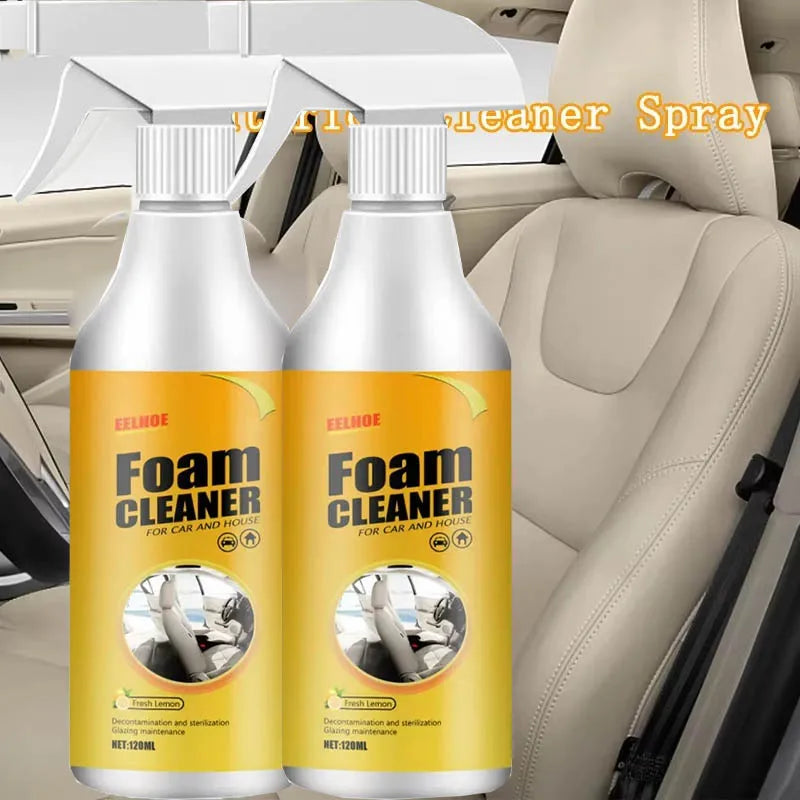 Multifunctional Car Upholstery Cleaner Car Upholstery Seat Waterless Wash Powerful De-Greasing Cleaner Universal