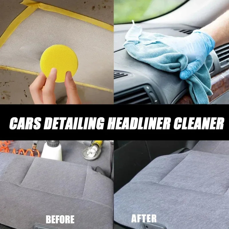 Multifunctional Car Upholstery Cleaner Car Upholstery Seat Waterless Wash Powerful De-Greasing Cleaner Universal