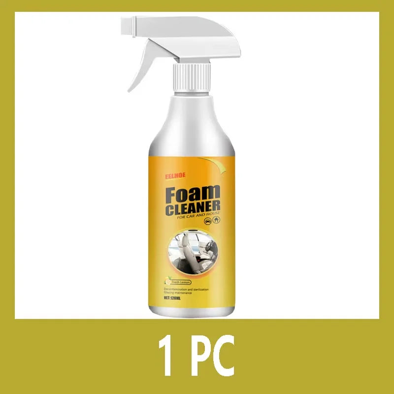 Multifunctional Car Upholstery Cleaner Car Upholstery Seat Waterless Wash Powerful De-Greasing Cleaner Universal
